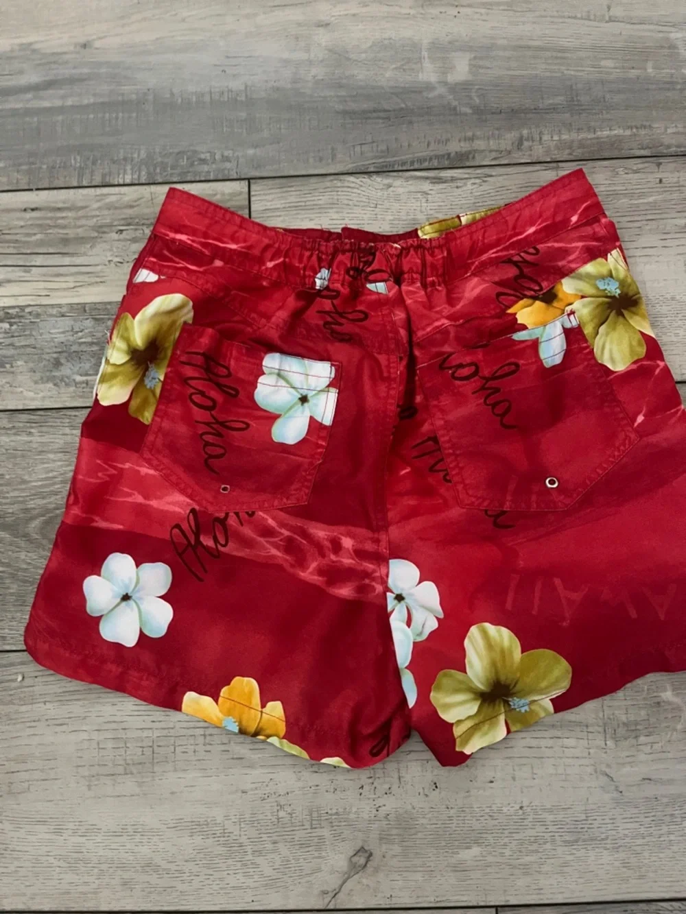 Body Glove Hawaiian Aloha Swim Trunks